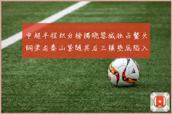 中超半程积分榜揭晓蓉城独占鳌头铜梁龙泰山紧随其后三镇垫底陷入困境
